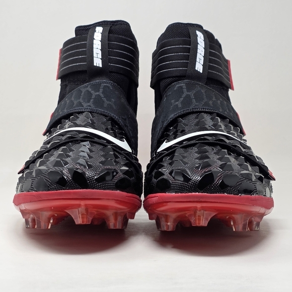 Nike Force Savage Elite 2 Football Cleats Red Black Men's Size 17 BV3962-002 New - Picture 8 of 10
